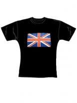 T-Shirt Großbritannien schwarz