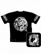 T-Shirt Drachen mit Yin Yang