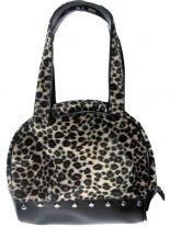 Webpelz Handtasche Zip Leopard