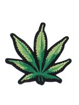 Aufbügler Marijuana grün