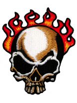 Aufbügler Flaming Skull