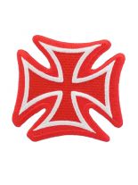 Aufbügler Eisernes Kreuz rot