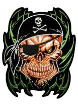 Aufbügler Pirate Skull