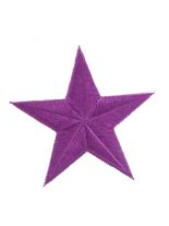 Aufbügler Stern lila