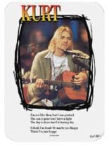 3 Aufkleber Kurt Cobain Song