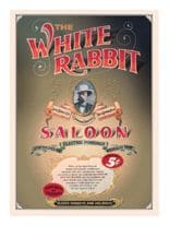 3 The white Rabitt Saloon Postkarten