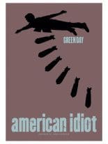 Green Day Poster Fahne American Idiot