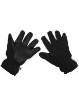 Fleece Handschuhe schwarz winddicht