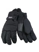 Thermo Handschuhe mit Strickbund schwarz