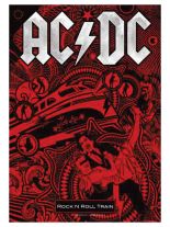 ACDC Poster Fahne Rock n Roll Train