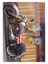 3 Harley Davidson Postkarten