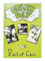 3 Green Day Basket Case Postkarten