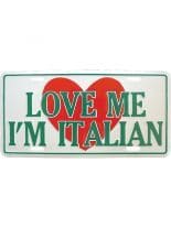 Kennzeichen Love me im Italian