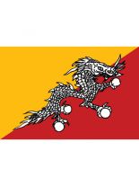 Fahne Bhutan