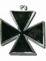 Halskette Eisernes Kreuz schwarz