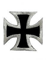 Aufnäher Eisernes Kreuz silber schwarz