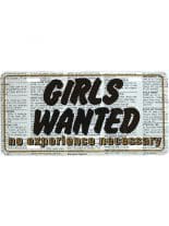 Autoschild Girls Wanted