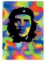 Che Guevara Posterfahne Face Colour