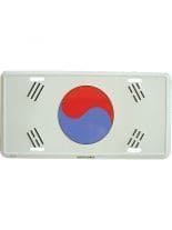 Autoschild Süd Korea Flagge