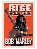 Bob Marley Poster Fahne Rise