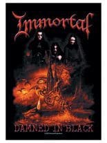 Immortal Poster Fahne Damned in Black