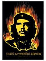 Che Guevara Flaming Posterfahne