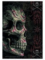 Tatoo Skull Posterfahne