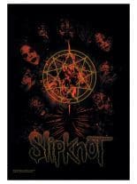 Slipknot Poster Fahne Pentagramm