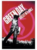 Green Day Poster Fahne Bullet in a Bible