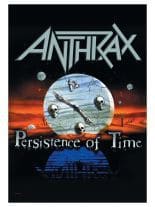 Anthrax Poster Fahne Persistence of Time
