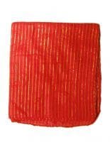 Lurex Tuch rot und gold