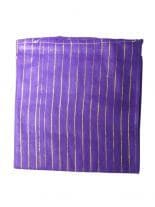 Lurex Tuch violett und silber