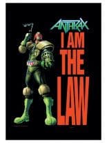 Anthrax Poster Fahne  I am the Law