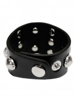 Leder Armband Nieten schmal