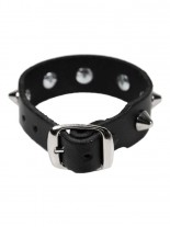 Leder Armband Spitznieten 1 reihig