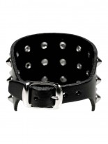 Leder Armband Spitznieten 3 reihig