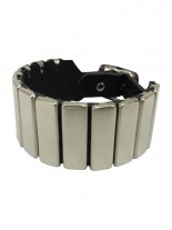 Leder Armband Streifennieten