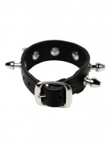 Leder Armband mit Killernieten 1 reihig