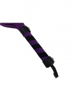 Leder Mini Flogger violett